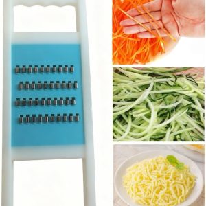 Carrot grater - Household and commercial kitchen utensils. Multi-functional grater. Cheese grater. Equipped with a hand protection cover for cutting vegetables, which can prevent hand injuries.